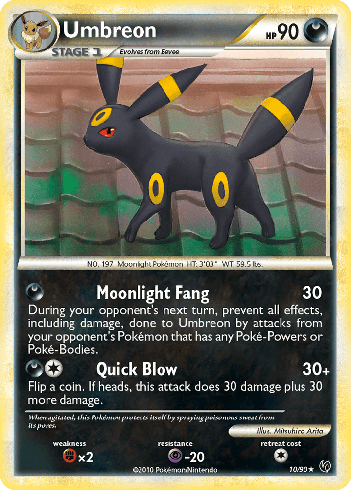 Umbreon (10/90) [HeartGold & SoulSilver: Undaunted] (Online Only)