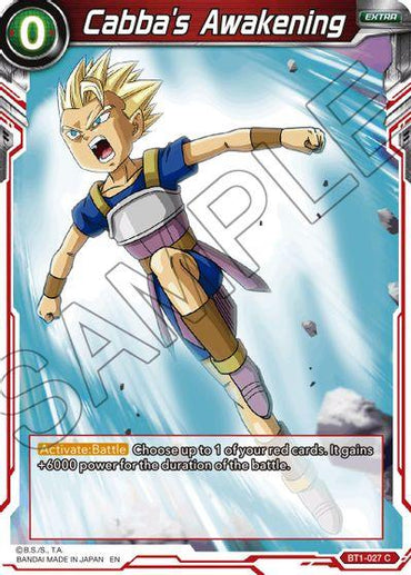 Cabba's Awakening (Reprint) (BT1-027) [Battle Evolution Booster] (ONLINE ORDER ONLY)