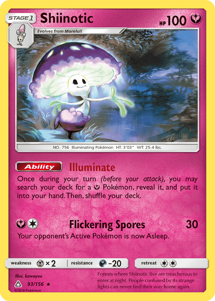 Shiinotic (93/156) [Sun & Moon: Ultra Prism] (Online Only)