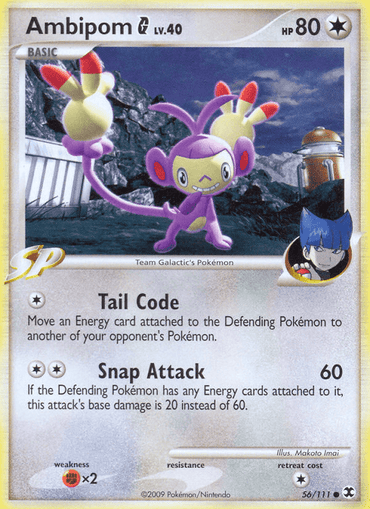 Ambipom G (56/111) [Platinum: Rising Rivals] (Online Only)