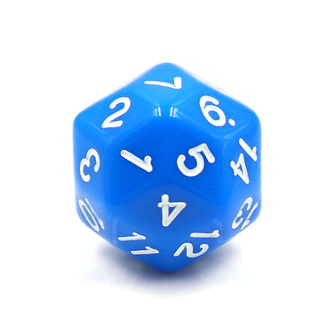D30 Blue Opaque Single Die 30 Sided/s by HDdice / HengDadice (Online Only)