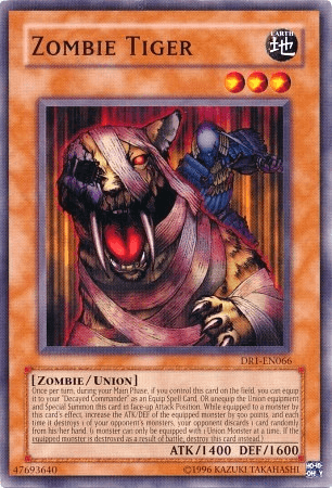 Zombie Tiger [DR1-EN066] Common (ONLINE ORDER ONLY)