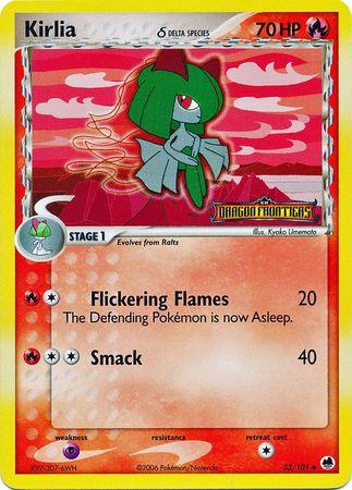 Kirlia (33/101) (Delta Species) (Stamped) [EX: Dragon Frontiers] (Online Only)