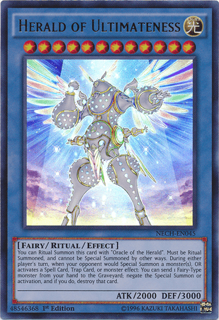 Herald of Ultimateness [NECH-EN045] Ultra Rare (ONLINE ORDER ONLY)