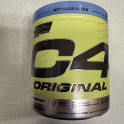 New Sealed C4® Original, Pre-Workout, Icy Blue Razz, 267 oz (9.4 oz) Exp 07/26 (ONLINE ORDER ONLY)