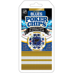 St. Louis Blues 20 Piece Poker Chips (ONLINE ORDER ONLY)