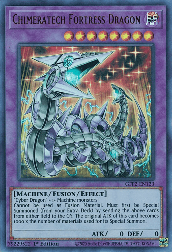 Chimeratech Fortress Dragon [GFP2-EN123] Ultra Rare (ONLINE ORDER ONLY)
