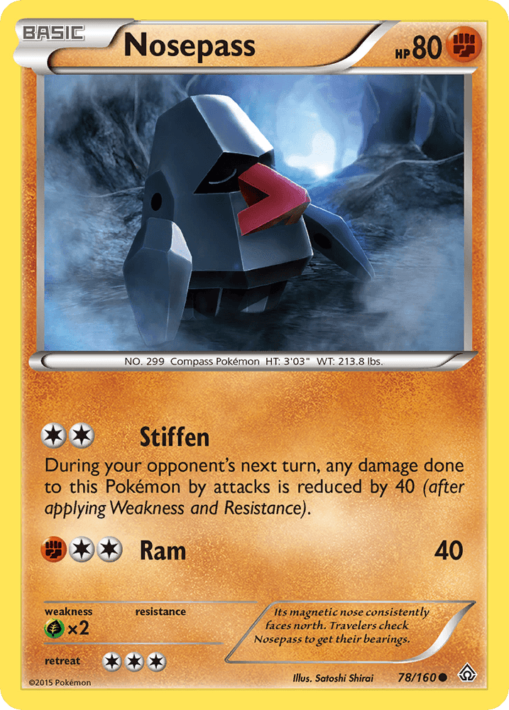 Nosepass (78/160) [XY: Primal Clash] (Online Only)
