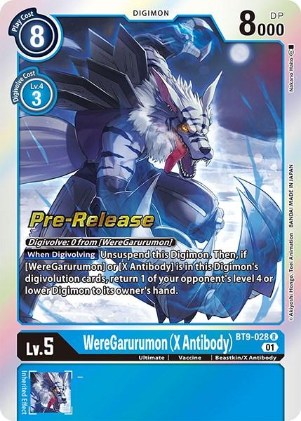 WereGarurumon (X Antibody) [BT9-028] [X Record Pre-Release Promos] (ONLINE ORDER ONLY)