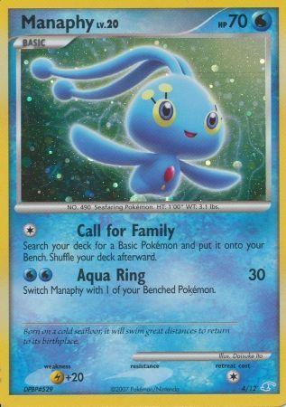 Manaphy (4/12) [Diamond & Pearl: Trainer Kit - Manaphy] (Online Only)