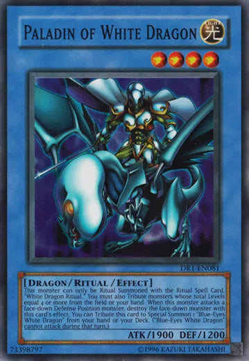 Paladin of White Dragon [DR1-EN081] Super Rare