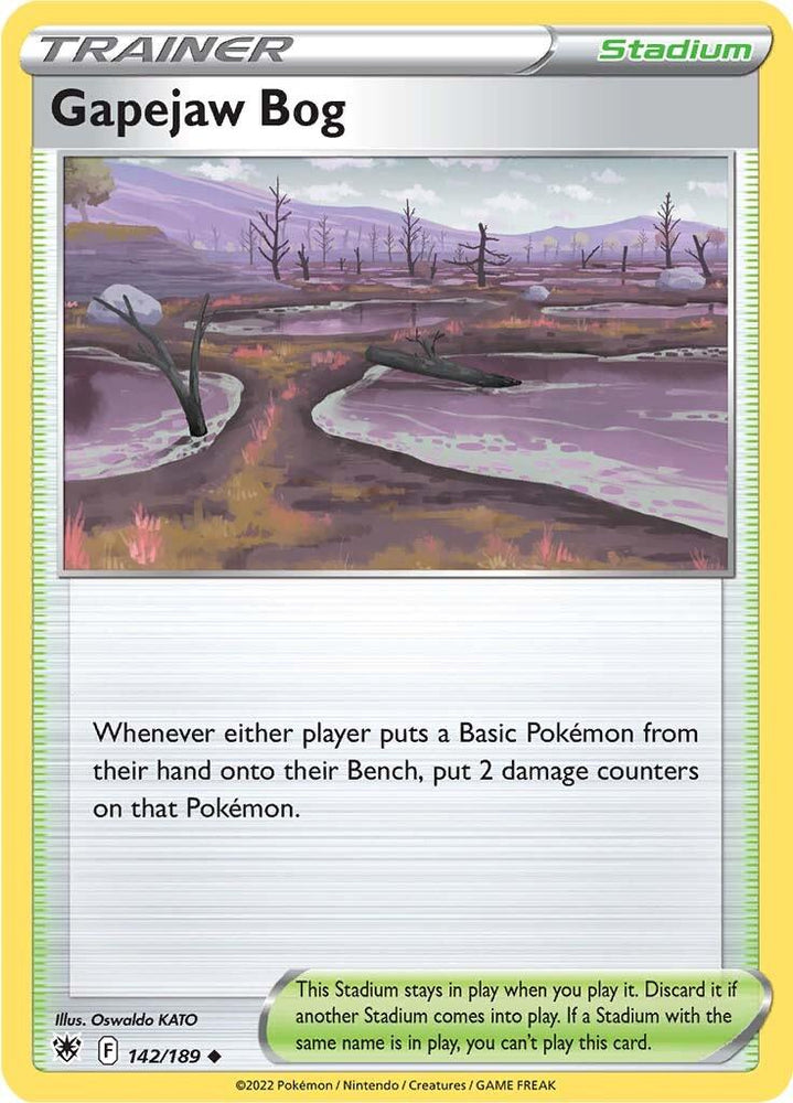 Gapejaw Bog (142/189) [Sword & Shield: Astral Radiance] (Online Only)