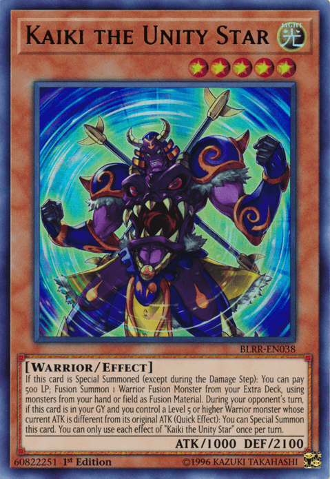 Kaiki the Unity Star [BLRR-EN038] Ultra Rare (ONLINE ORDER ONLY)