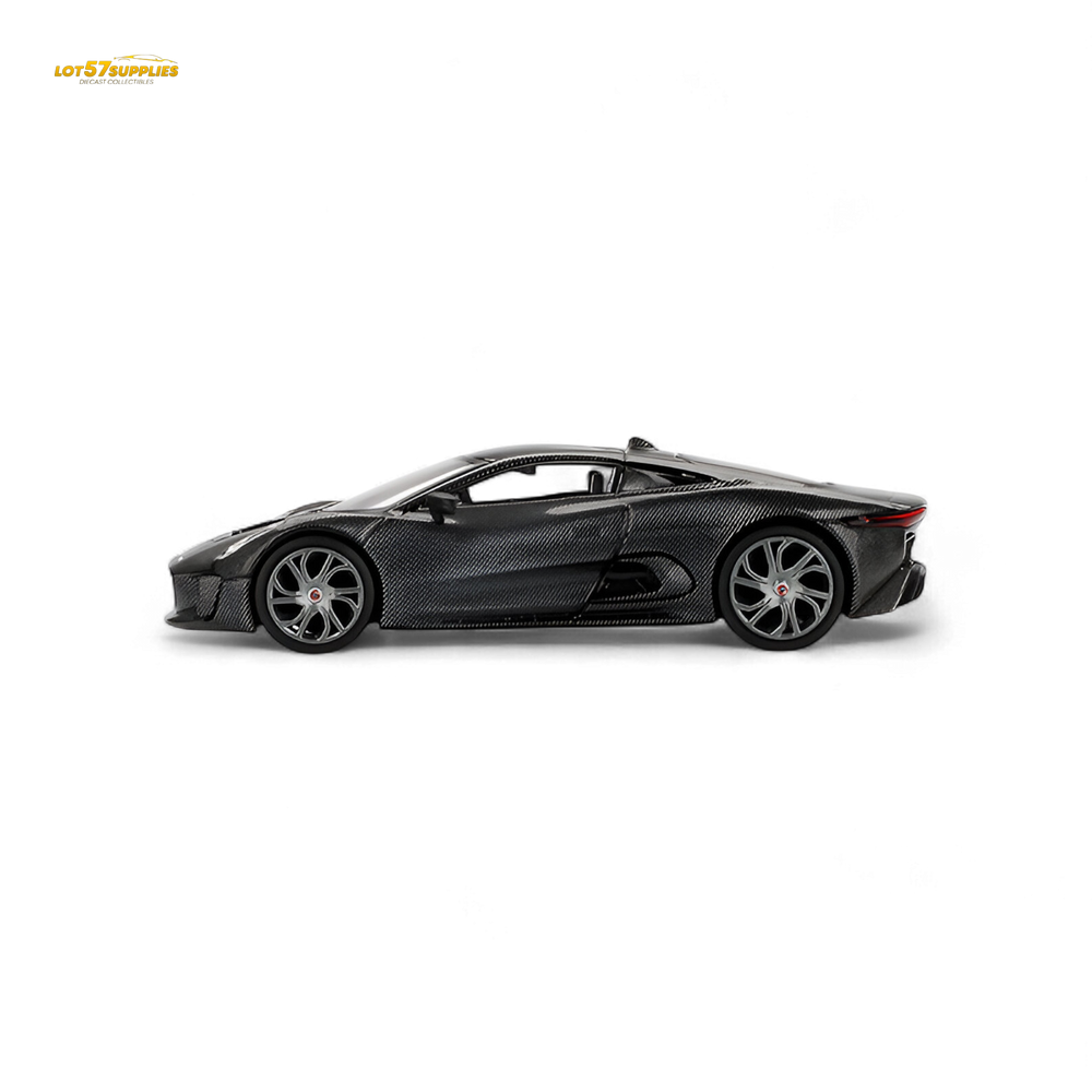 Mini-GT Jaguar C-X75 Test Car - Carbon Fiber #997 1:64 MGT00997 (ONLINE ORDER ONLY)