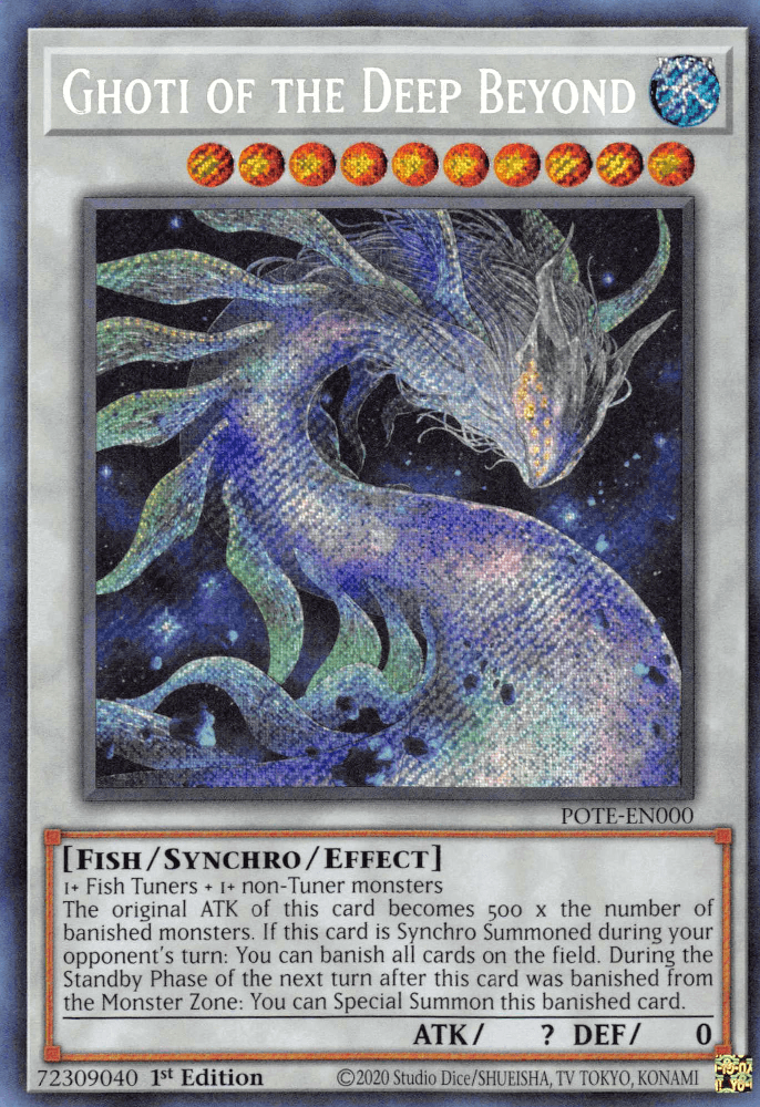 Ghoti of the Deep Beyond [POTE-EN000] Secret Rare (ONLINE ORDER ONLY)