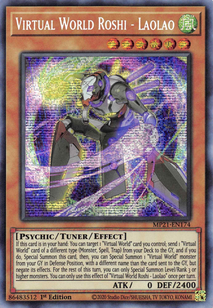 Virtual World Roshi - Laolao [MP21-EN174] Prismatic Secret Rare (ONLINE ORDER ONLY)