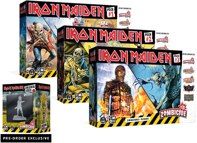 Zombicide: Iron Maiden Character Packs - Bundle of the Beast (ONLINE ORDER ONLY)