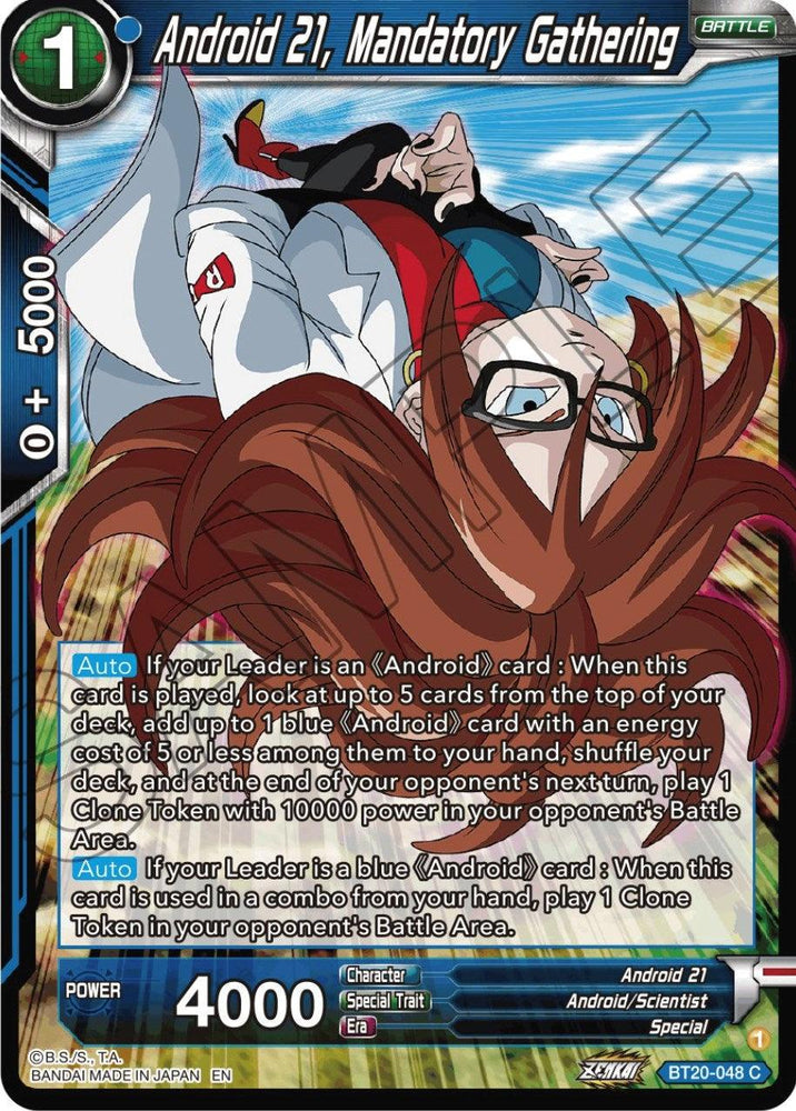 Android 21, Mandatory Gathering (BT20-048) [Power Absorbed] (ONLINE ORDER ONLY)