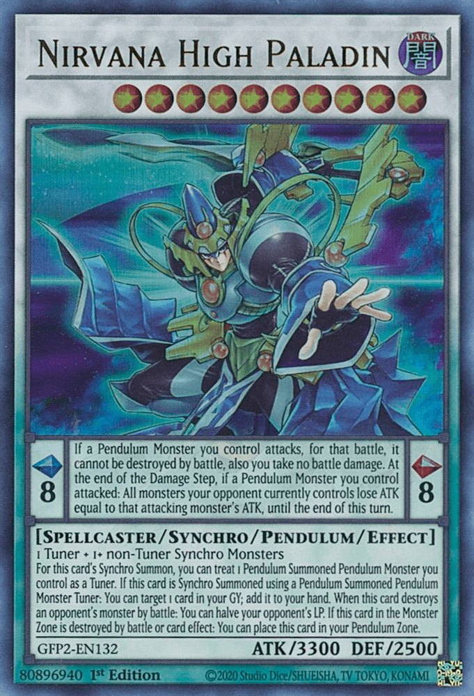 Nirvana High Paladin [GFP2-EN132] Ultra Rare (ONLINE ORDER ONLY)