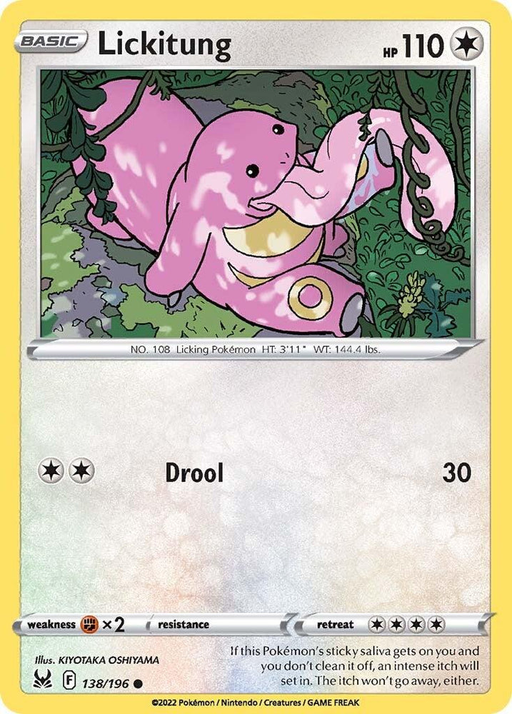 Lickitung (138/196) [Sword & Shield: Lost Origin] (Online Only)
