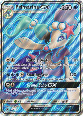 Primarina GX (SM39) (Jumbo Card) [Sun & Moon: Black Star Promos] (Online Only)