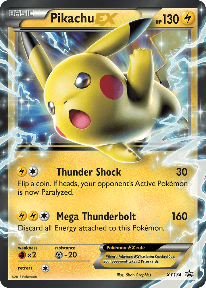 Pikachu EX (XY174) [XY: Black Star Promos] (Online Only)