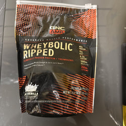 GNC AMP Wheybolic Ripped Protein & Thermogenic Powder Vanilla 16.6 Oz 18 Serv (ONLINE ORDER ONLY)