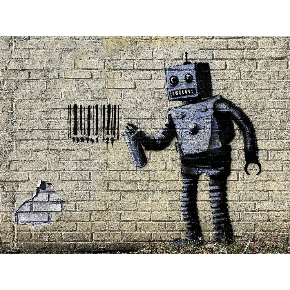 Urban Art Graffiti - Banksy Tagging Robot (ONLINE ORDER ONLY)