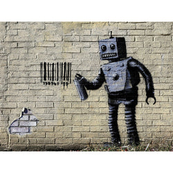 Urban Art Graffiti - Banksy Tagging Robot (ONLINE ORDER ONLY)