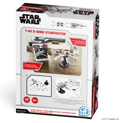 4D Paper Model Kit: Star Wars T-65B X-Wing Star Fighter (ONLINE ORDER ONLY)
