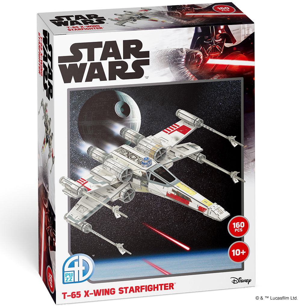 4D Paper Model Kit: Star Wars T-65B X-Wing Star Fighter (ONLINE ORDER ONLY)