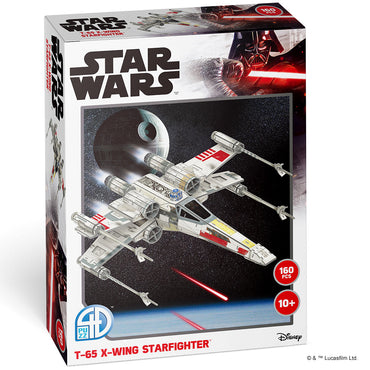 4D Paper Model Kit: Star Wars T-65B X-Wing Star Fighter (ONLINE ORDER ONLY)