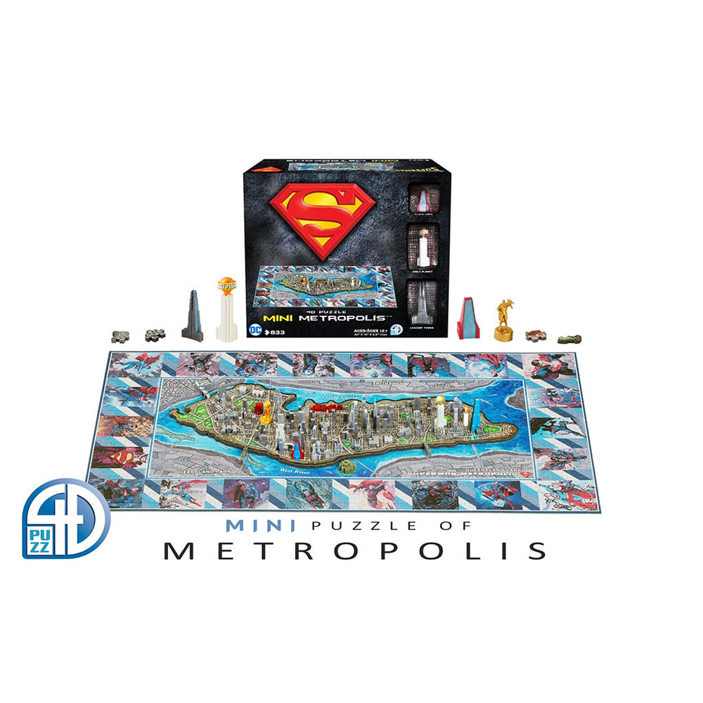 Superman - Mini Metropolis 4D Puzzle (ONLINE ORDER ONLY)