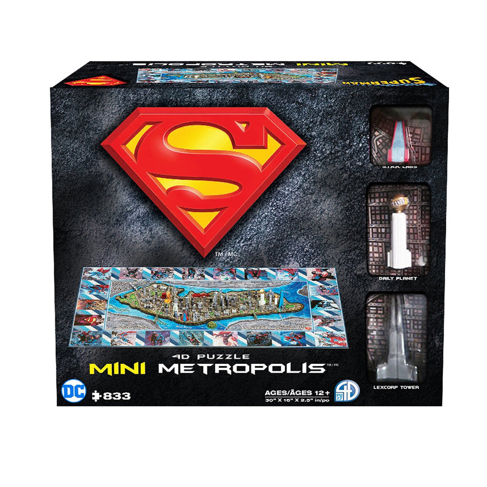 Superman - Mini Metropolis 4D Puzzle (ONLINE ORDER ONLY)