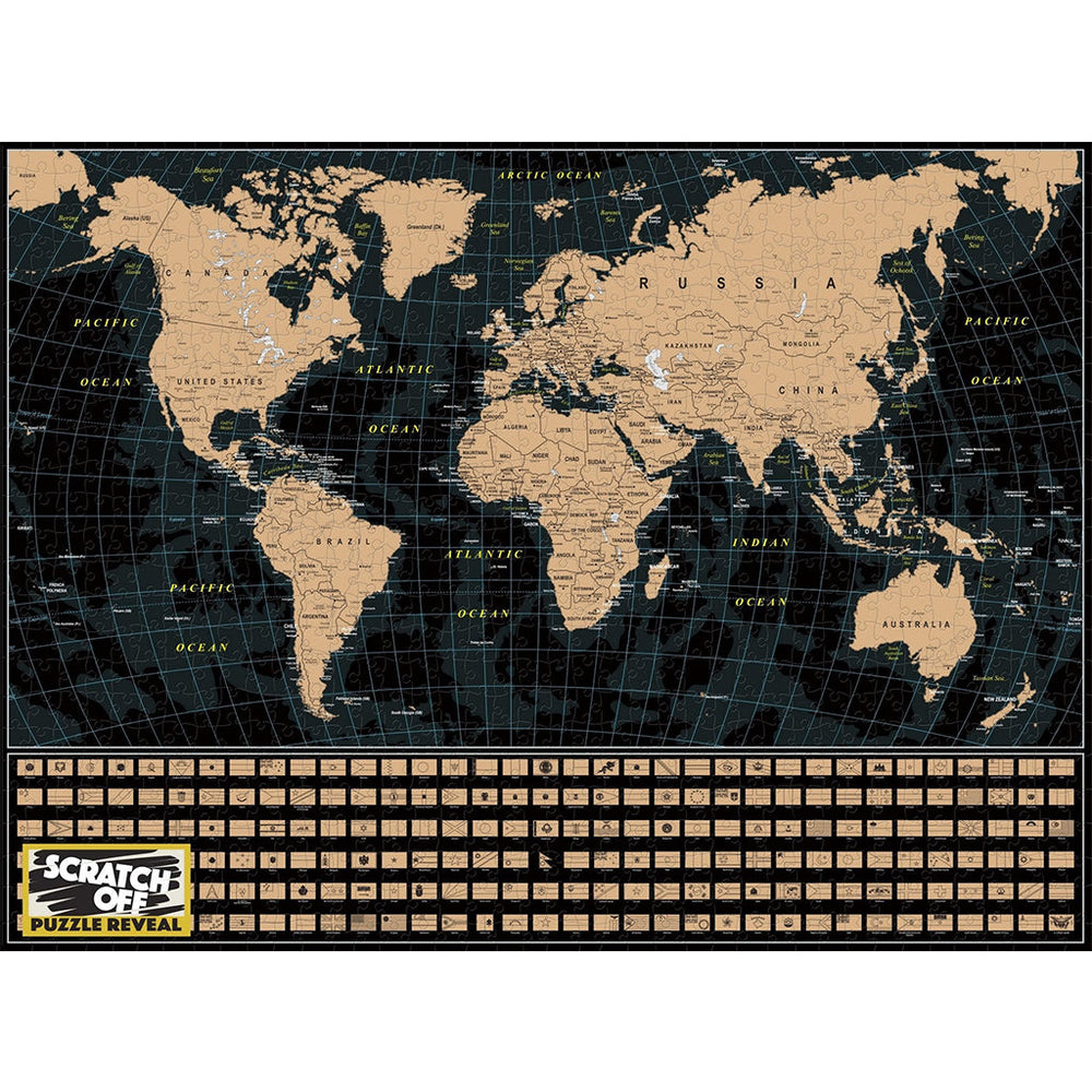 Scratch Off: World Travel Map (ONLINE ORDER ONLY)