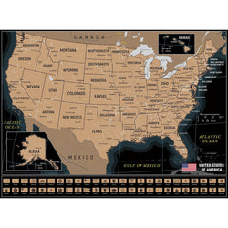 Scratch Off: USA Travel Map (ONLINE ORDER ONLY)
