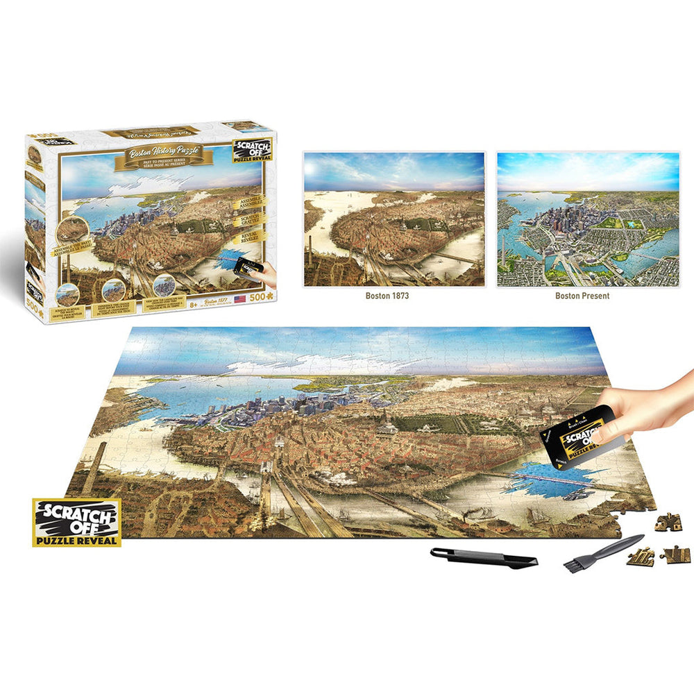 Scratch Off: History Puzzle - Boston (ONLINE ORDER ONLY)
