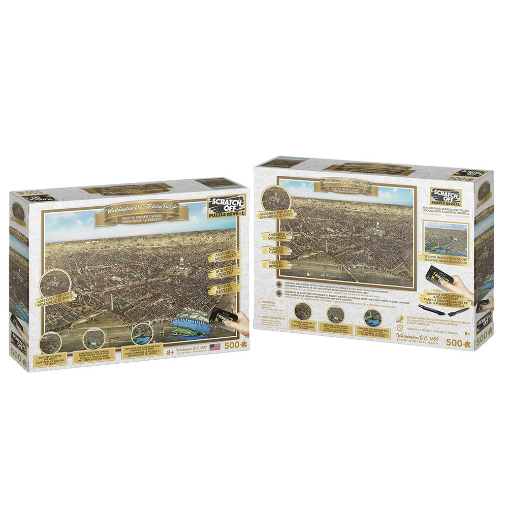 Scratch Off: History Puzzle - Washington DC (ONLINE ORDER ONLY)