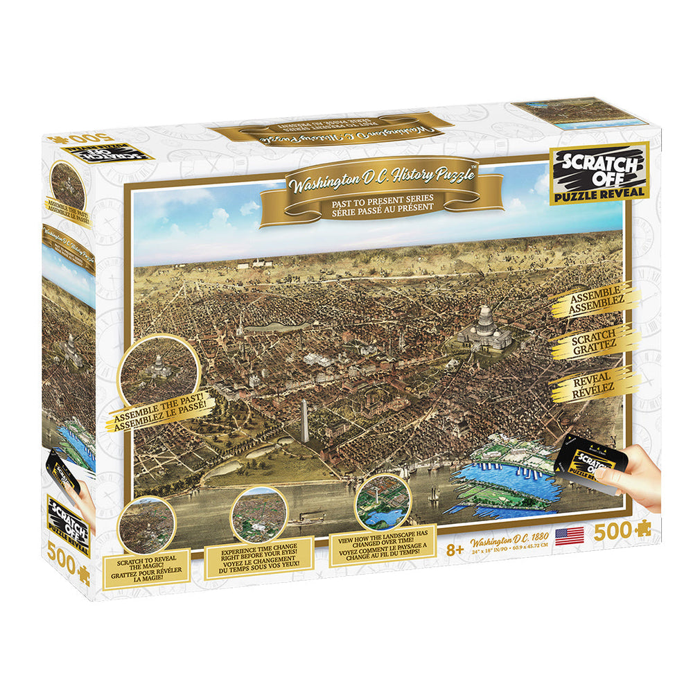Scratch Off: History Puzzle - Washington DC (ONLINE ORDER ONLY)