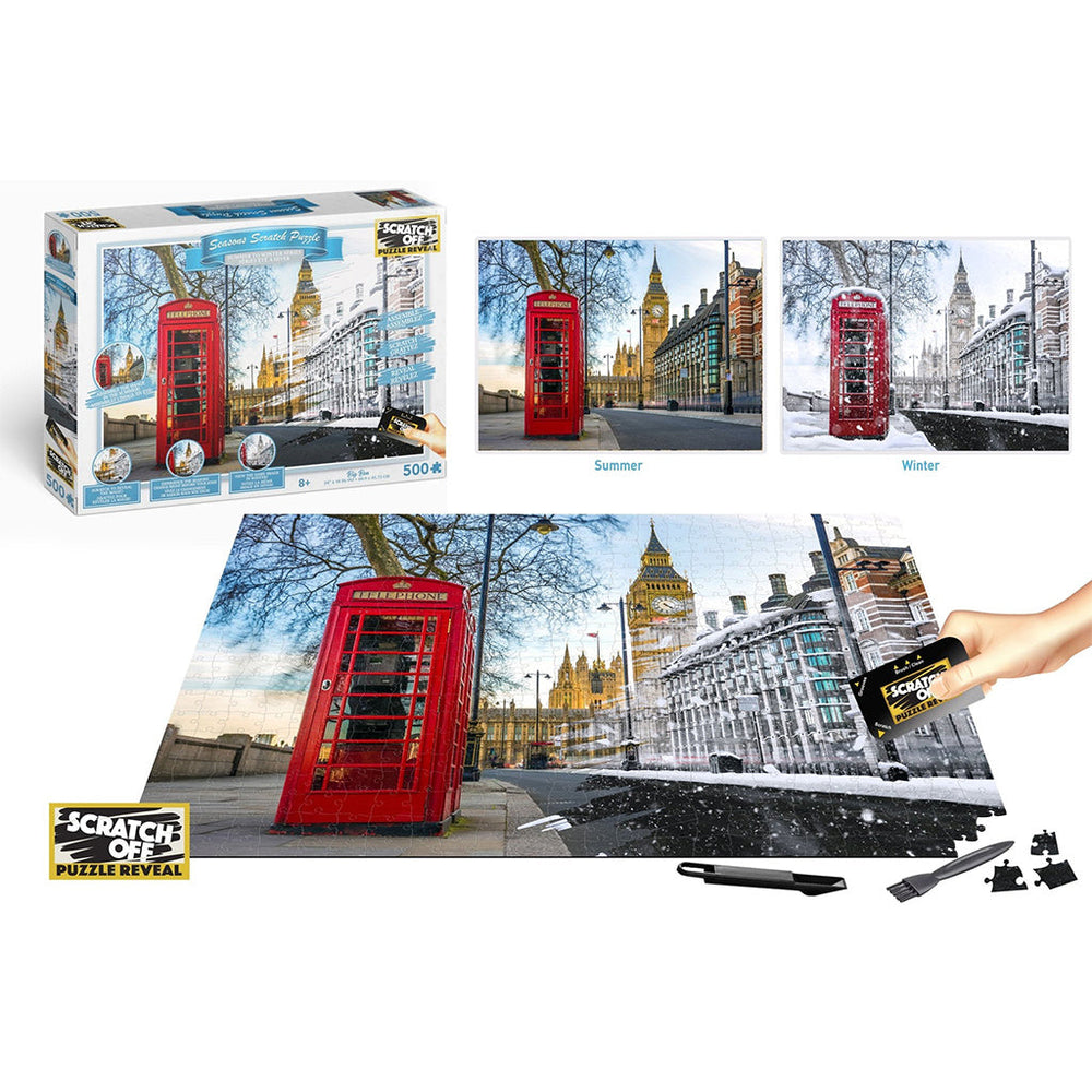 Scratch Off: Seasons Puzzle - Big Ben (ONLINE ORDER ONLY)