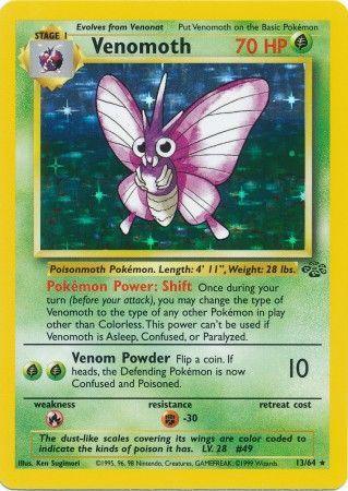 Venomoth (13/64) [Jungle Unlimited] (Online Only)