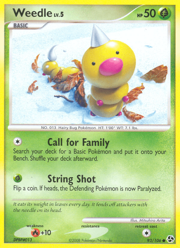 Weedle (93/106) [Diamond & Pearl: Great Encounters] (Online Only)