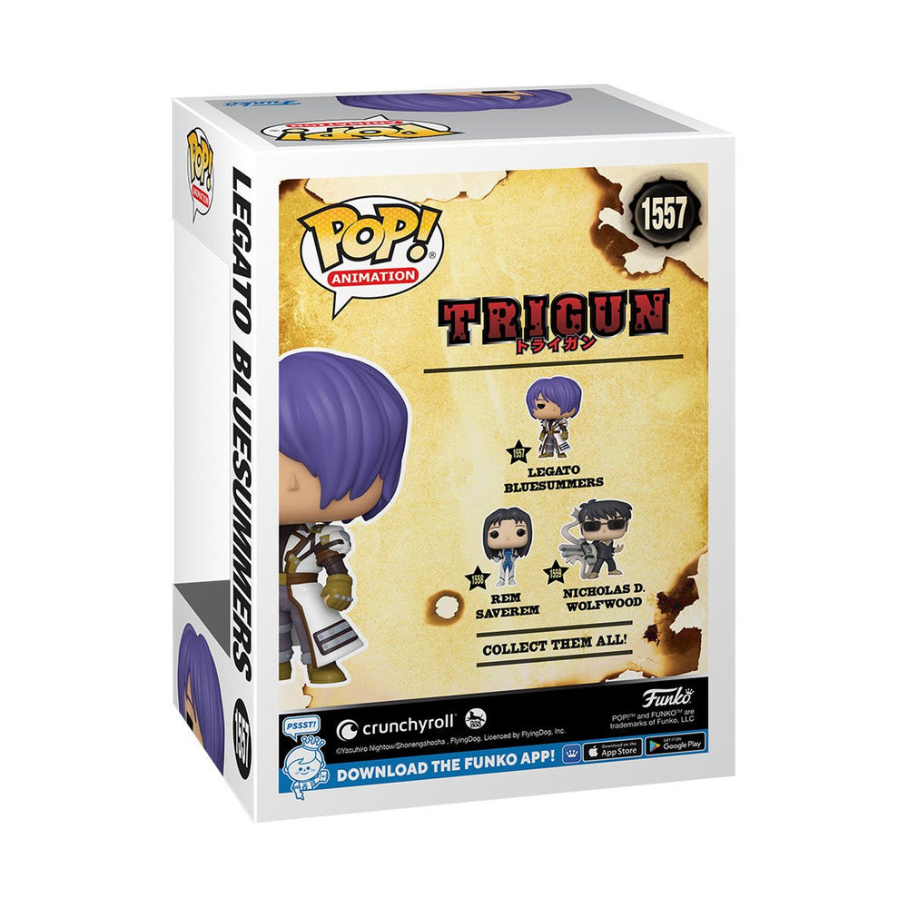 Trigun Legato Bluesummers Funko Pop! Vinyl Figure #1557 (ONLINE ORDER ONLY)