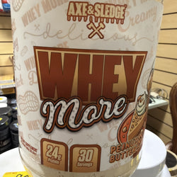 SEALED - Axe & Sledge Whey More PEANUT BUTTER PIE - 35.13 oz. EXP. 01/2027 (ONLINE ORDER ONLY)