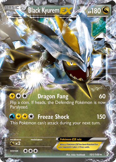 Black Kyurem EX (101/149) [Black & White: Boundaries Crossed] (Online Only)