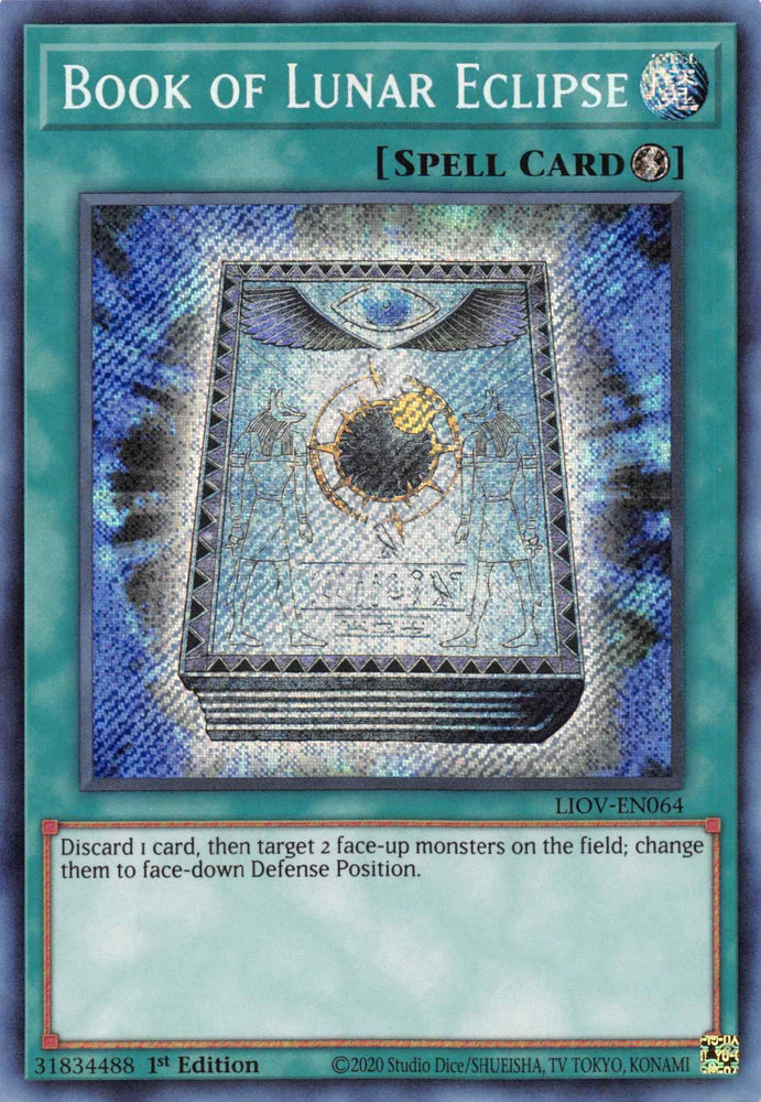 Book of Lunar Eclipse [LIOV-EN064] Secret Rare (ONLINE ORDER ONLY)