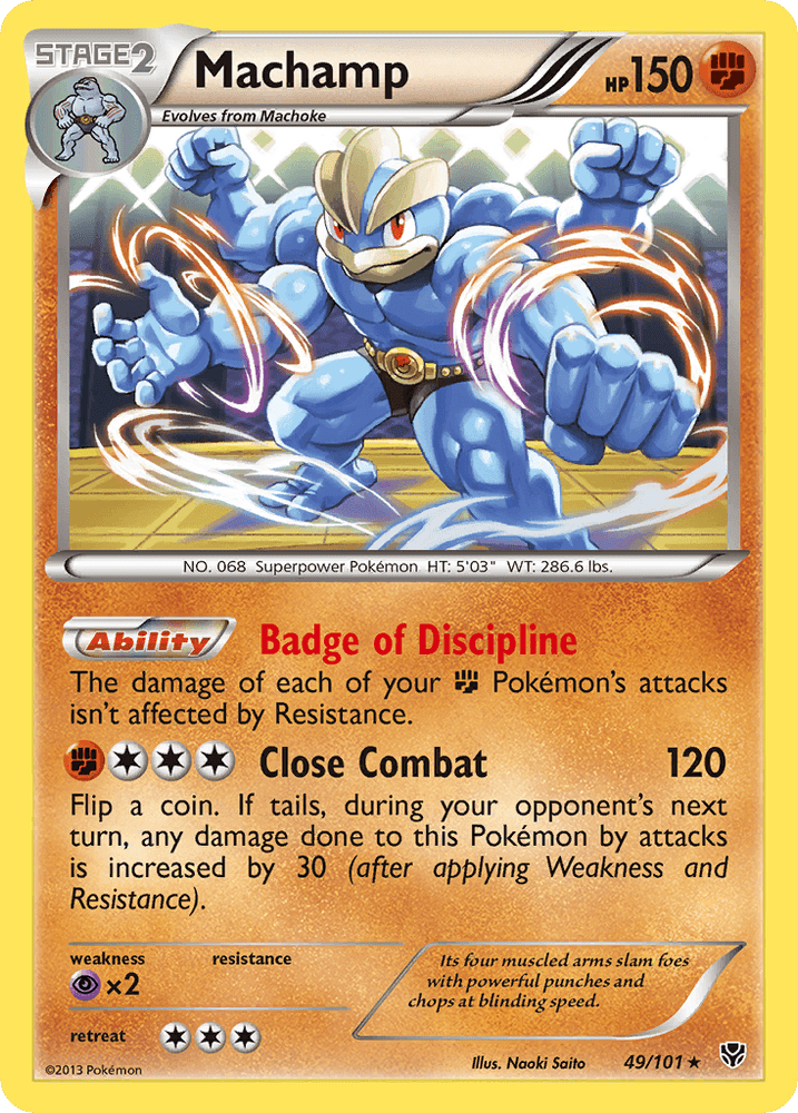 Machamp (49/101) [Black & White: Plasma Blast] (Online Only)