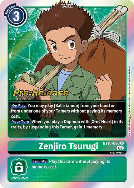 Zenjiro Tsurugi [BT10-090] [Xros Encounter Pre-Release Cards] (ONLINE ORDER ONLY)