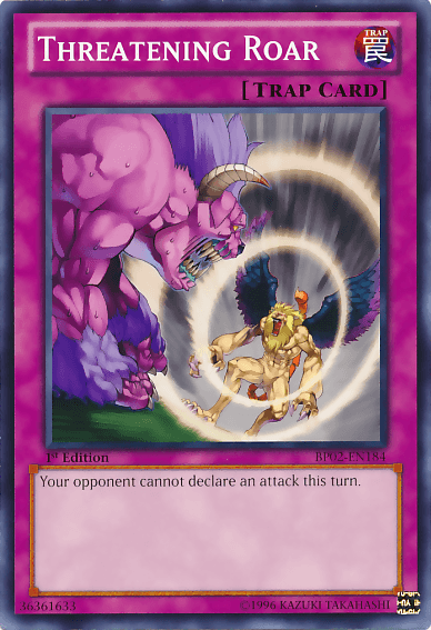 Threatening Roar [BP02-EN184] Mosaic Rare (ONLINE ORDER ONLY)