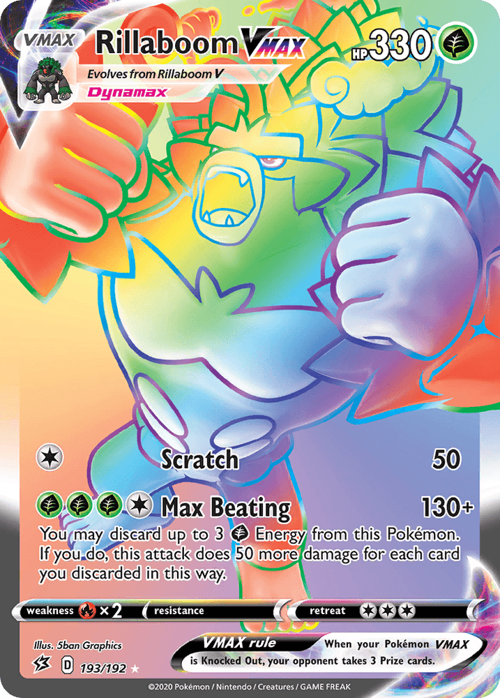 Rillaboom VMAX (193/192) [Sword & Shield: Rebel Clash] (Online Only)